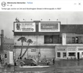 1937 Minneapolis, MN Tanker gas station FB