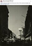 1940 Minneapolis, MN 7th Street and Nicollet Avenue at night FB