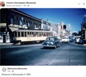 1953 Minneapolis, MN Streetcar FB