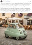 1955 BMW Isetta 4-Wheeler green microcar FB