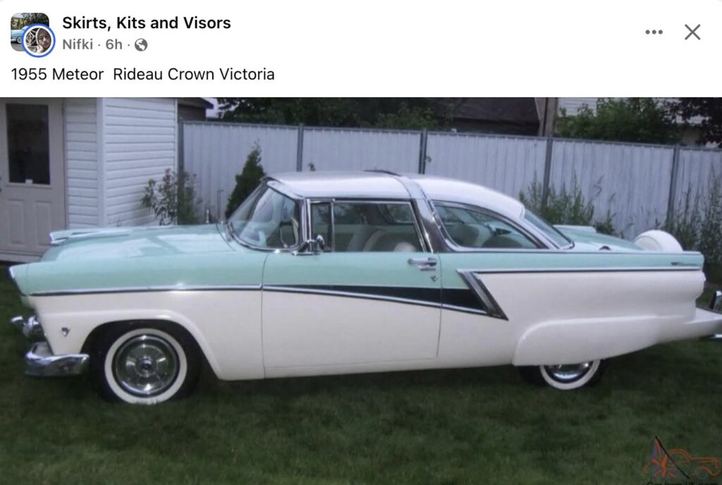 1955 METEOR Rideau Crown Victoria FB
