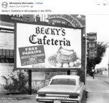 1970s Minneapolis, MN Becky’s Cafeteria FB