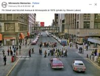 1976 Minneapolis, MN 7th and Nicollet FB