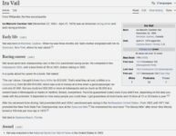Ira Vail info screenshot 2