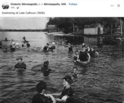 1906 Minneapolis, MN Lake Calhoun FB