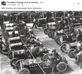 1909 Indianapolis, IND Speedway Starting Line NATIONAL Car 8 FB