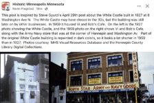 1927 1959 Minneapolis, MN White Castle and North Star Army and Navy Goods FB