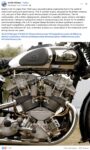 1936 AJS V4 motorcycle engine FB