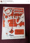 1938 Minneapolis, MN ZUHRAH SHRINE CIRCUS program FB