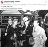 1942 Minneapolis, MN Nicollet Hotel Hollywood Caravan arrival FB