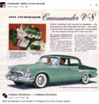 1955 STUDEBAKER Commander V-8 ad FB