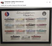 1956-1964 STUDEBAKER Hawks FB