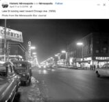 1956 Minneapolis, MN Lake Street and Chicago FB