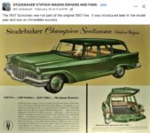 1957 STUDEBAKER Scotsman ad FB