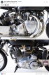 195x ca. VINCENT motorcycle engine FB