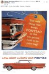1960 5 7 PONTIAC Automobiles ad MacLean’s Magazine FB
