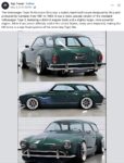 1961 – 1969 VOLKSWAGEN Type 34 Karmann Ghia FB