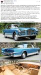 1961 FACEL Vega Excellence EX1 FB