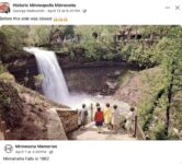 1962 Minneapolis, MN Minnehaha Falls FB