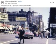 1964 Minneapolis, MN 7th and Hennepin FB