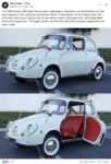 1969 SUBARU 360 Super Deluxe microcar FB