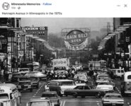 1970s Minneapolis, MN Hennepin Avenue FB
