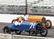2025 6 14 Ragtime Racers SVRA SpeedTour Indianapolis Motor Speedway 1915 NATIONAL and 1916 HUDSON Justin Sicking photo FB 2