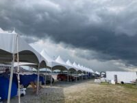 2025 6 27 4:05 pm Indy Legends at Lucas Oil Indianapolis Raceway Park dark clouds
