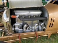 2025 6 28 Indy Legends at Lucas Oil Indianapolis Raceway Park 1917 MILLER Golden Submarine Racer engine left