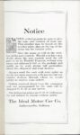 1913 STUTZ Parts Price List and Instruction Book Series B Ideal Motor Car Co. page 01b