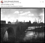 1905 ca. Minneapolis, MN Stone Arch Bridge FB