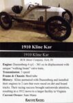 1910 KLINE Kar trading card v1 2025