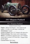 1917 HISPANO-PANHARD Car 56 trading card v1 2025