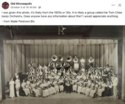 1930s ca. Minneapolis, MN Banjo Orchestra FB