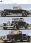 1931 CADILLAC 370A V-12 Convertible Coupe FB