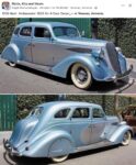 1936 NASH Ambassador 3620 Six 4-Door Sedan FB