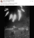 1937 7 4 Minneapolis, MN Powderhorn Park Fireworks FB