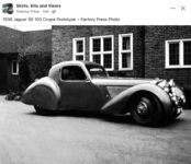 1938 JAGUAR SS 100 Coupe Prototype FB