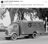 1939 Minneapolis, MN Middlewest Film Express FORD Cabover FB