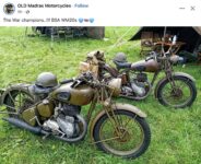 1943 ca. BSA WM20s motorcycles FB