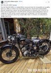 1947 BSA M20 500cc motorcycle FB
