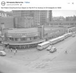 1949 Minneapolis, MN Northland Greyhound Bus Depot FB