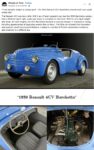 1950 RENAULT 4CV Barchetta FB