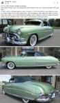 1952 HUDSON Hornet Convertible green FB