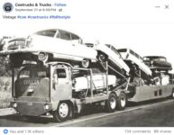 1952 ca. NASH autos on transport FB