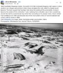 1956 Minneapolis, MN Southdale Shopping Center in Winter FB