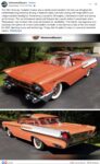 1957 MERCURY Turnpike Cruiser FB