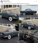 1960 BMW 700 Sports Coupe small car FB