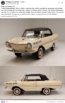 1961-1968 AMPHICAR Model 770 FB