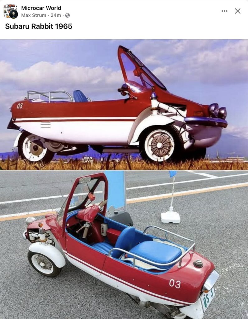 1965 SUBARU Rabbit 3-Wheeler FB